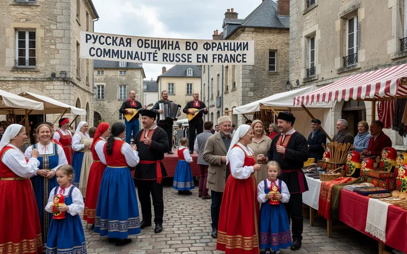 Cathédrale orthodoxe russe à Paris, symbole de la communauté russe en France et lieu de rassemblement culturel