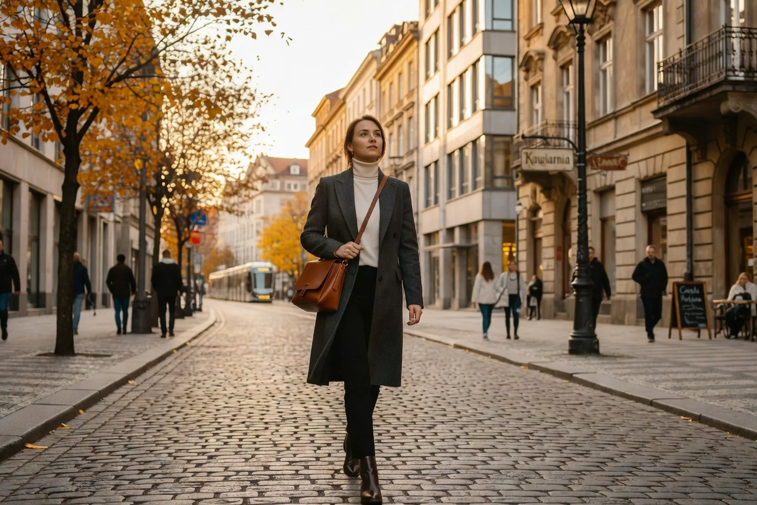 Femme ukrainienne dans une rue européenne, évoquant la diaspora ukrainienne en Europe depuis 2022